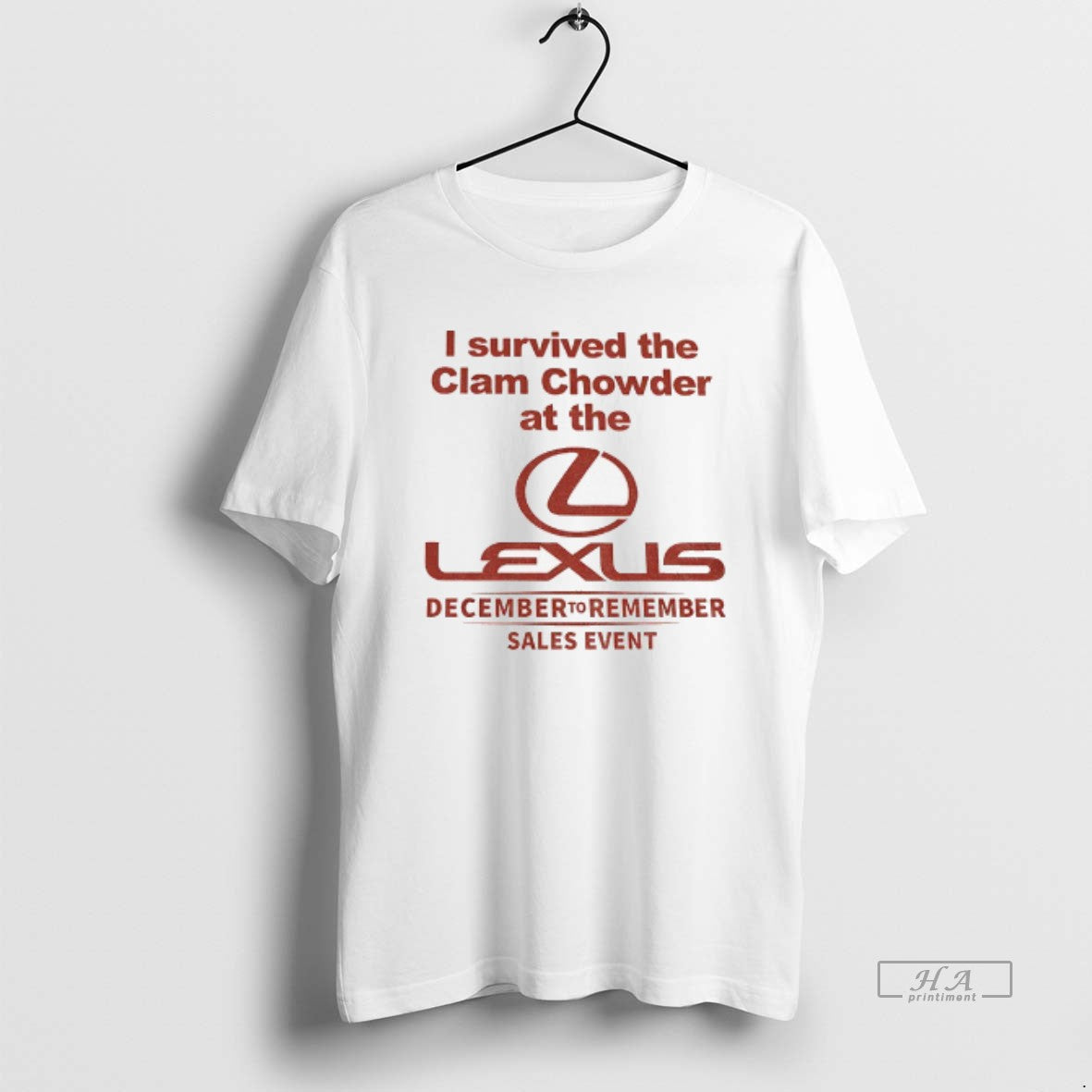 Official Lexus I Survived The Clam Chowder At The December To Remember Sales Event T-Shirts, Hoodie, Sweatshirt