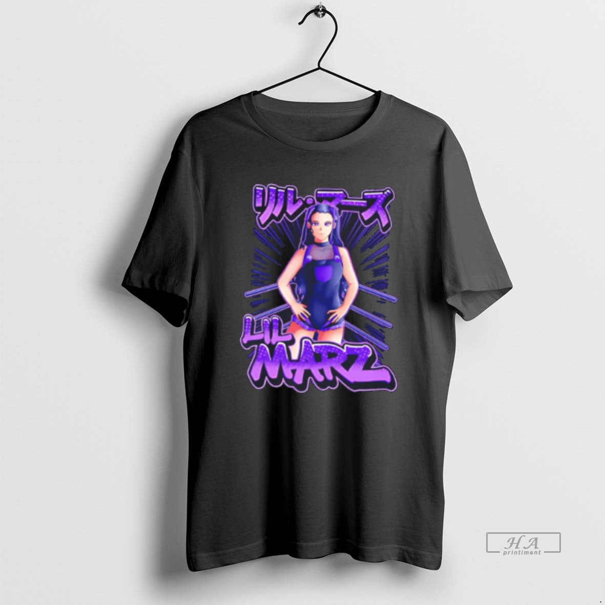 Official Lil Marz Katakana Chibi Tee Hoodie, Sweatshirt | PopFlextees.com