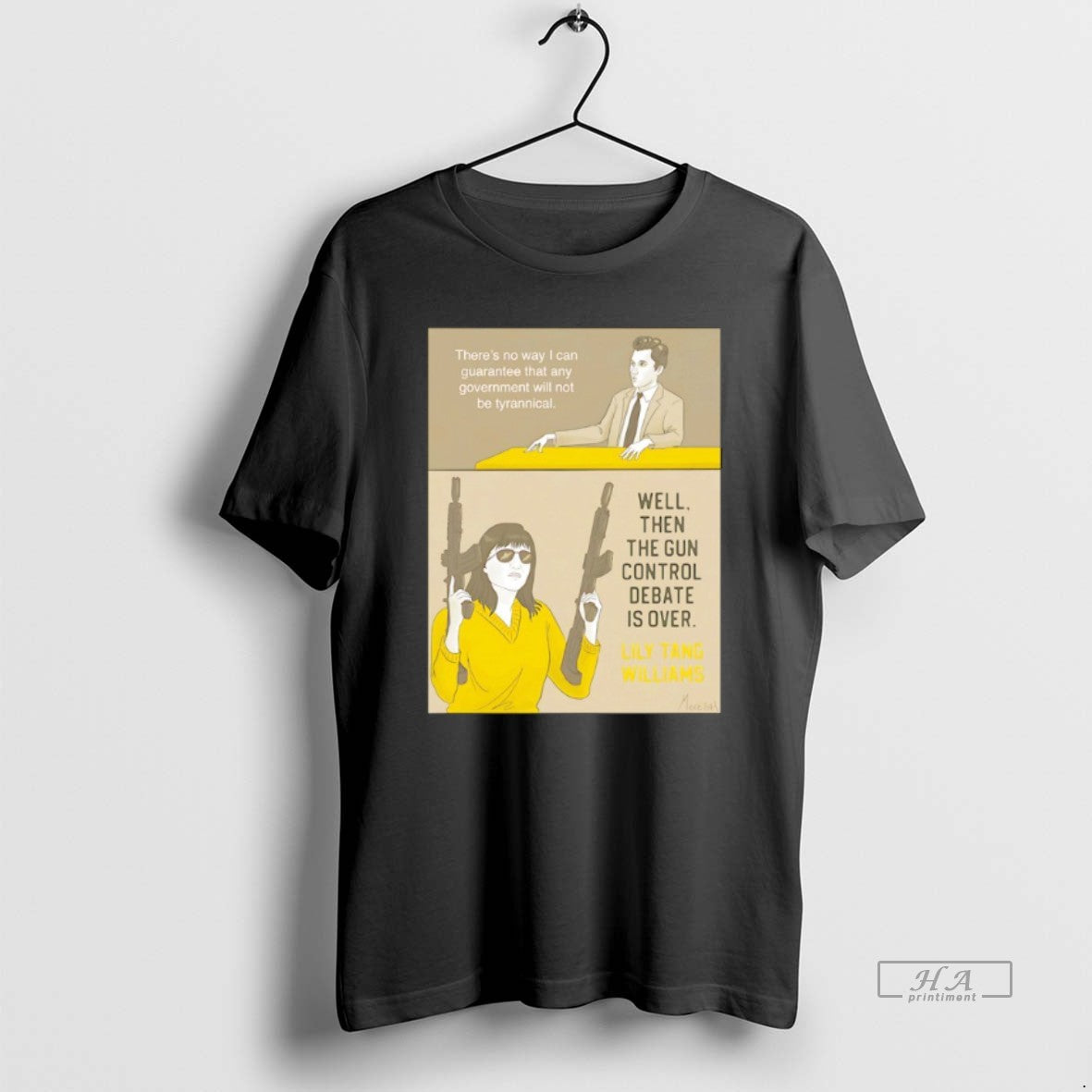 Official Lily Tang Williams Well Then The Gun Control Debate Is Over Meme T-Shirts, Hoodie, Sweatshirt | PopFlextees.com