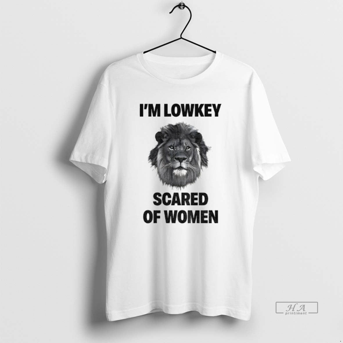 Official Lion Im Lowkey Scared Of Women T-Shirts, Hoodie, Sweatshirt | PopFlextees.com