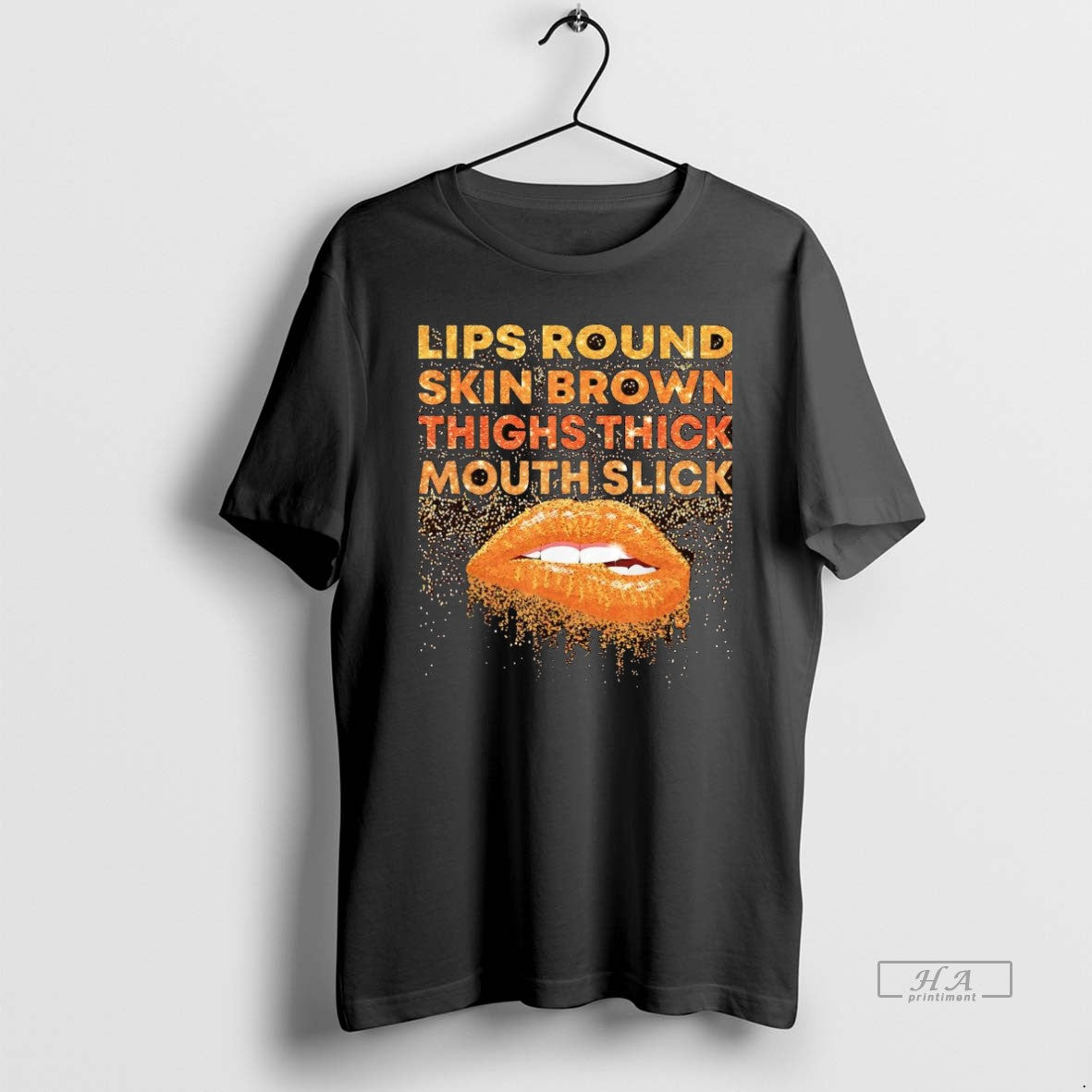 Official Lips Round Skin Brown Thighs Thick Mouth Slick T-Shirts, Hoodie, Sweatshirt | PopFlextees.com