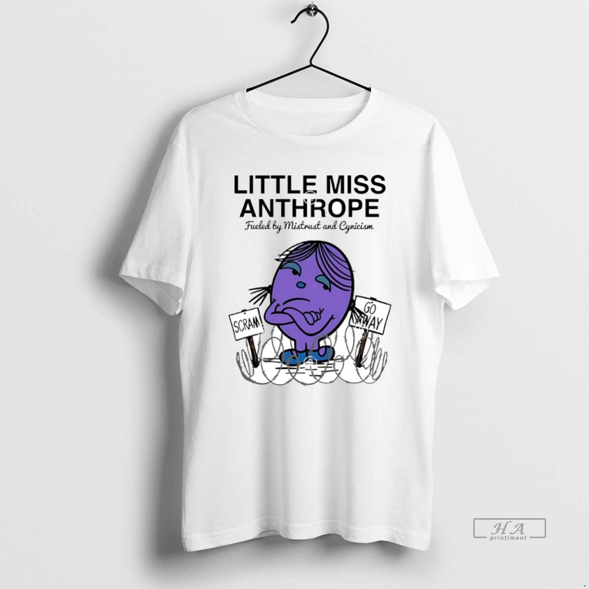 Official Little Miss Anthrope Fueled By Mistrust And Cynicism Circle T-Shirts, Hoodie, Sweatshirt | PopFlextees.com