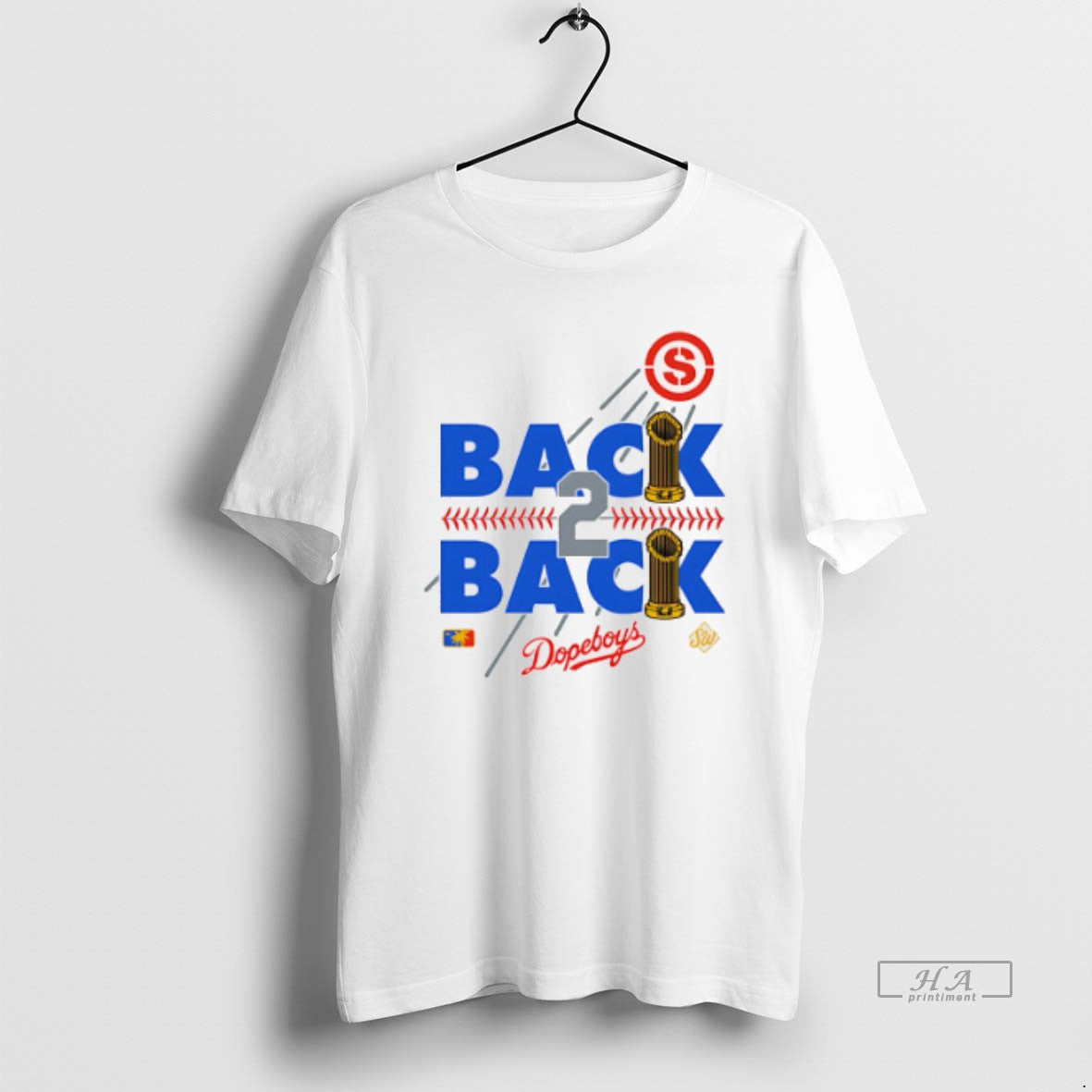 Official Los Angeles Dodgers Back 2 Back Champions 2 Trophy T-Shirts, Hoodie, Sweatshirt | PopFlextees.com