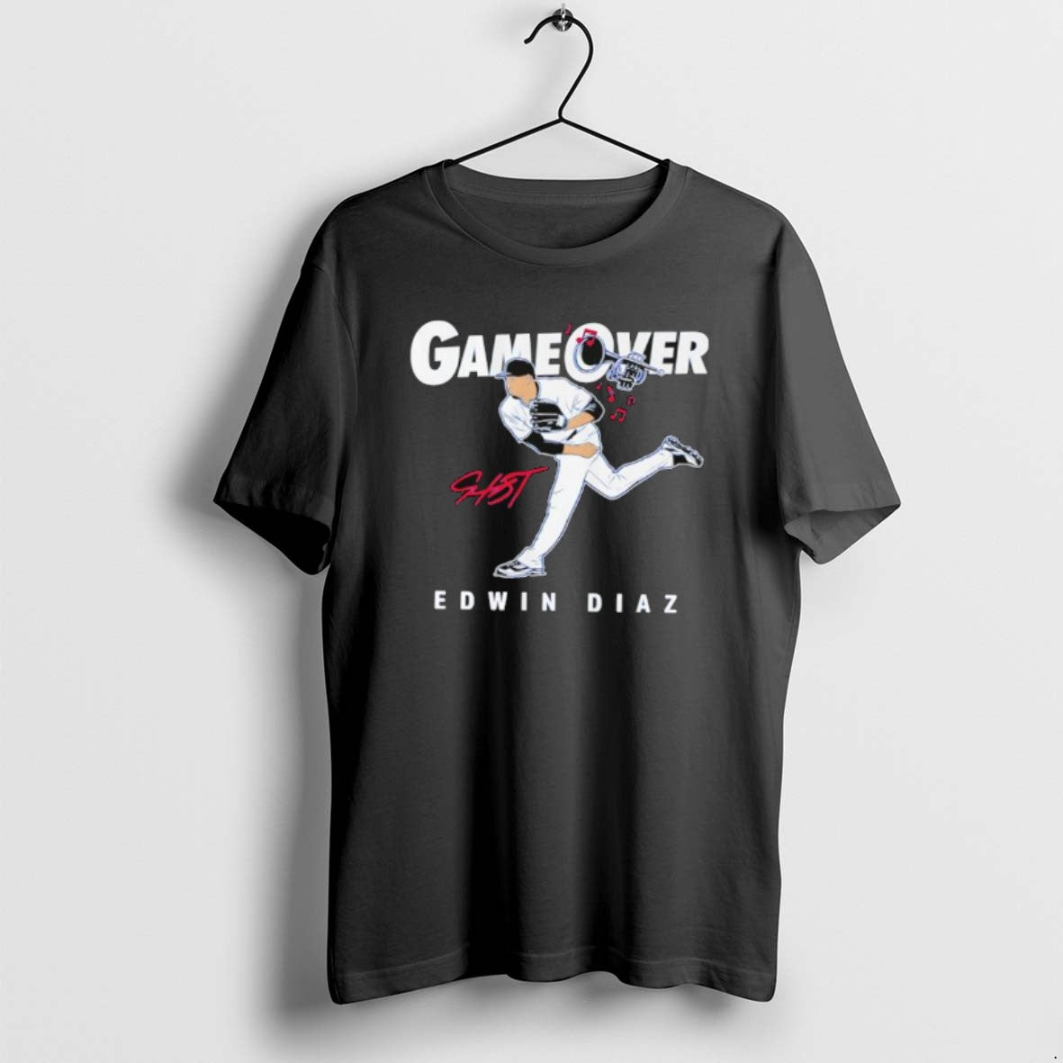 Official Los Angeles Dodgers Edwin Diaz Game Over Signature T-Shirts, Hoodie, Sweatshirt | PopFlextees.com