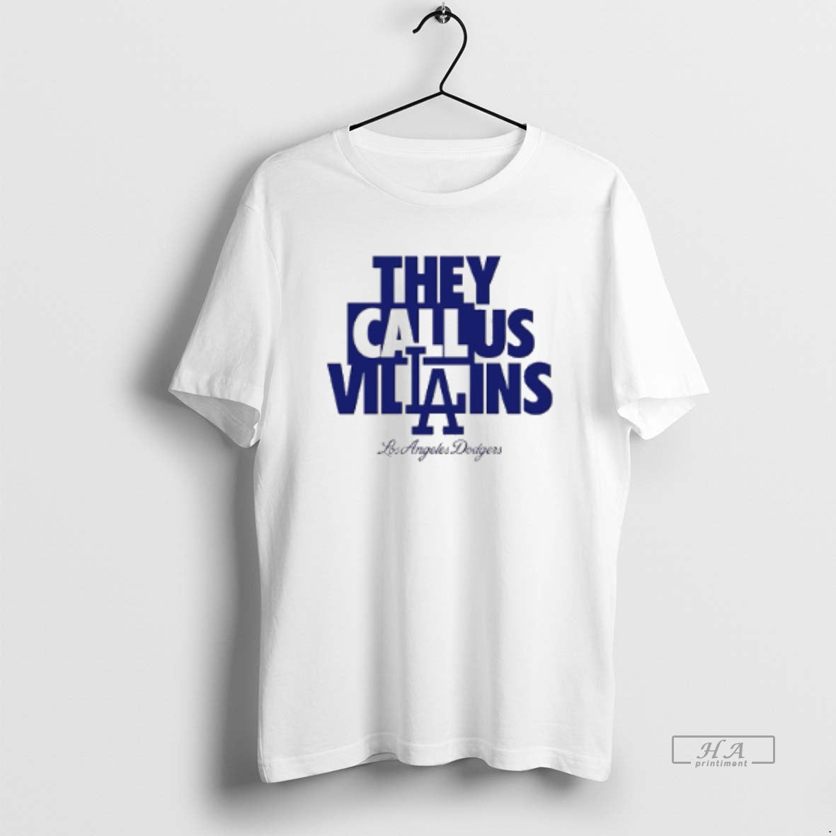 Official Los Angeles Dodgers They Call Us Villains T-Shirts, Hoodie, Sweatshirt | PopFlextees.com