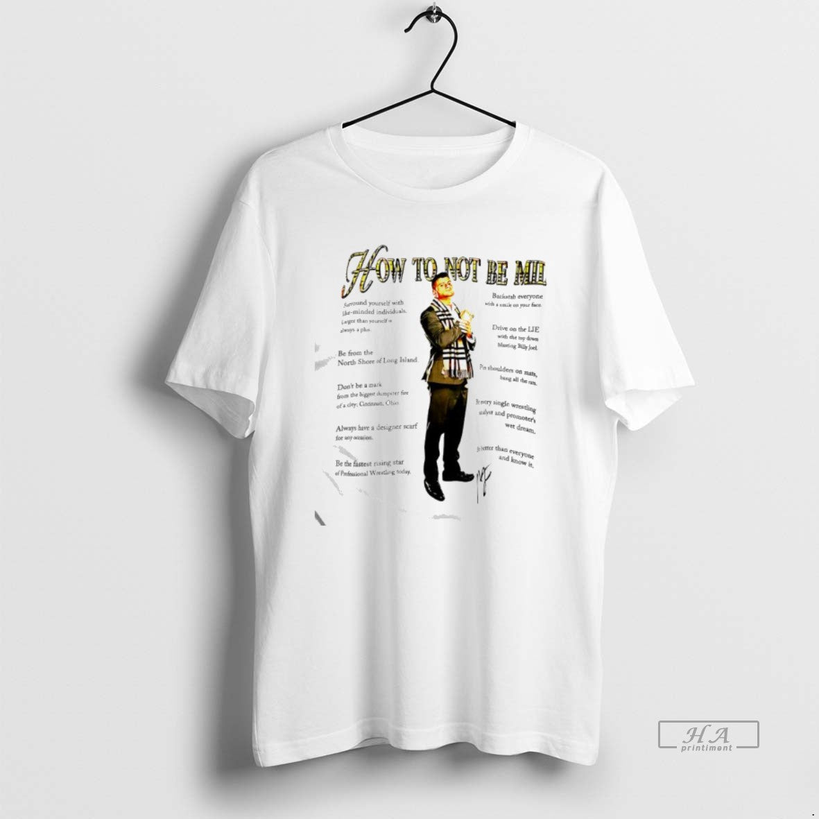 Official Mjf Maxwell Jacob Friedman How To Not Be Mil T-Shirts, Hoodie, Sweatshirt | PopFlextees.com