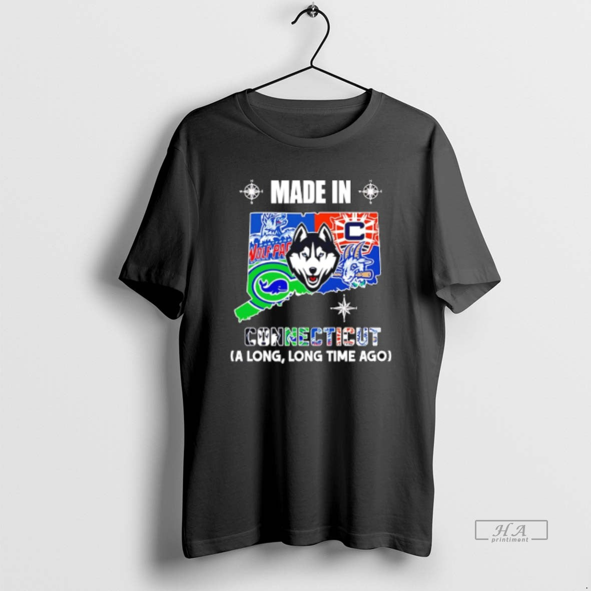 Official Made In Connecticut A Long Long Time Ago State T-Shirts, Hoodie, Sweatshirt | PopFlextees.com