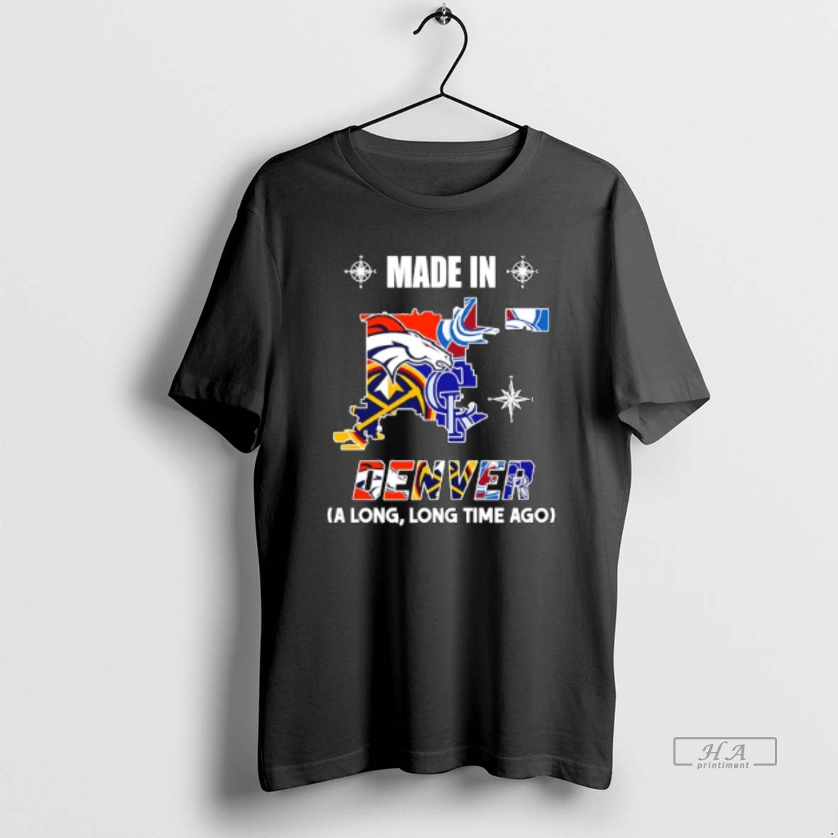 Official Made In Denver A Long Long Time Ago State T-Shirts, Hoodie, Sweatshirt | PopFlextees.com