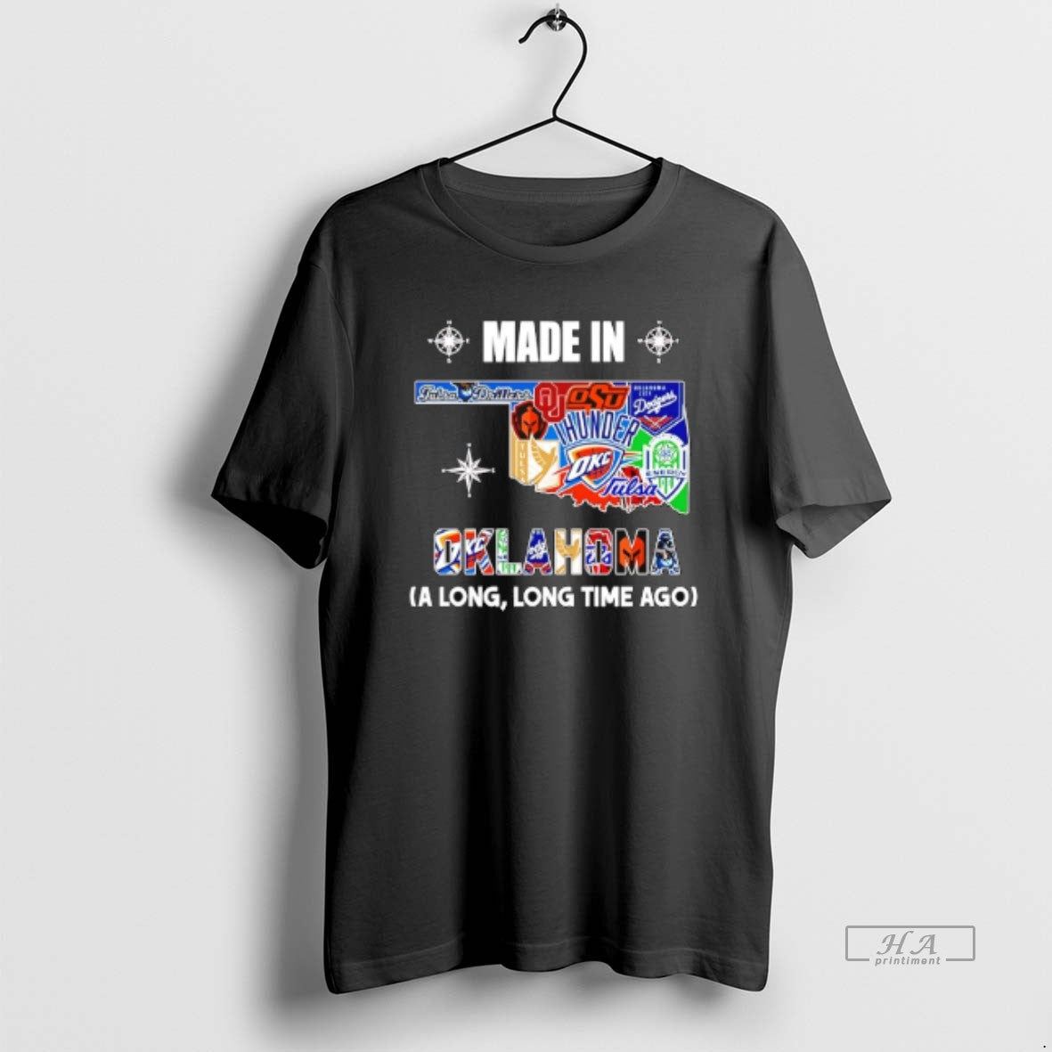 Official Made In Oklahoma A Long Long Time Ago State T-Shirts, Hoodie, Sweatshirt | PopFlextees.com