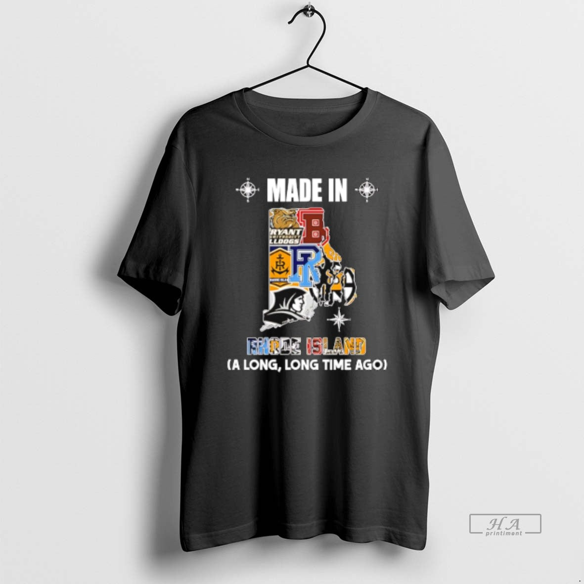 Official Made In Rhode Island A Long Long Time Ago State T-Shirts, Hoodie, Sweatshirt | PopFlextees.com