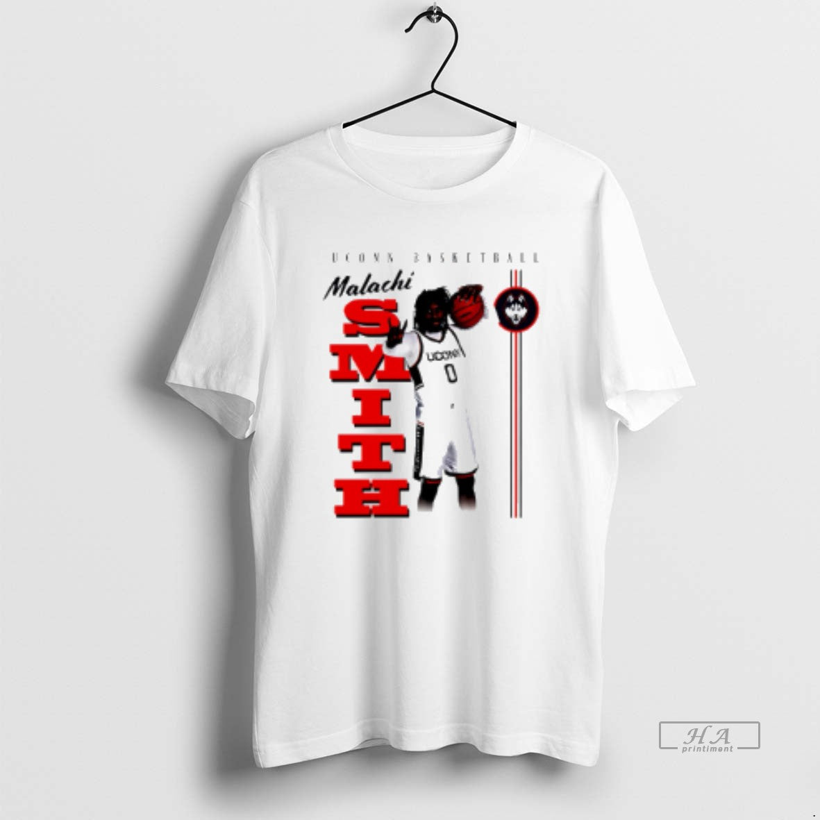 Official Malachi Smith Uconn Huskies Illustrated T-Shirts, Hoodie, Sweatshirt | PopFlextees.com