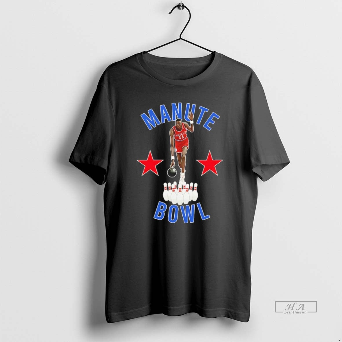 Official Manute Bol Philadelphia 76ers Bowling Minute Manute T-Shirts, Hoodie, Sweatshirt | PopFlextees.com