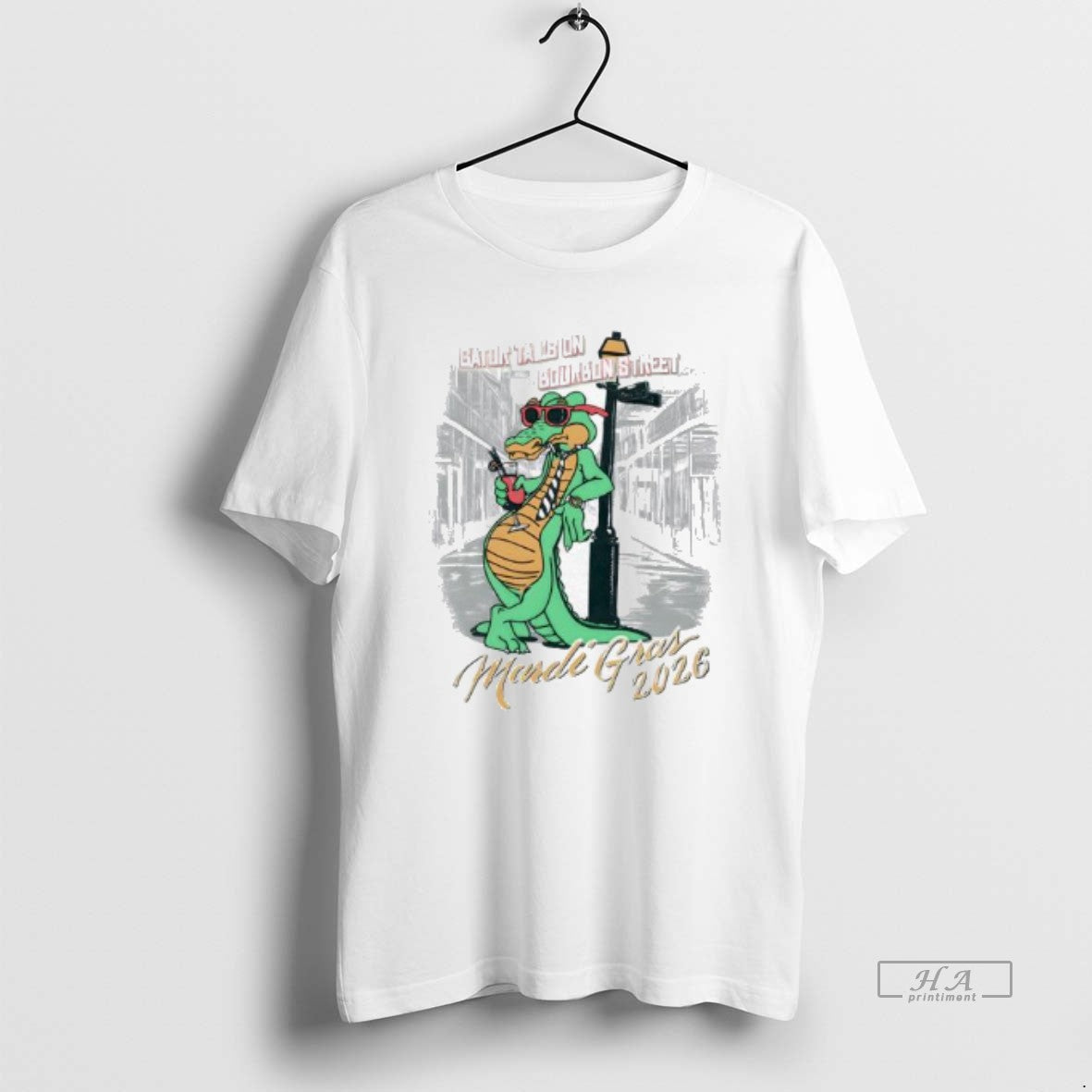 Official Mardi Gras 2026 Gator Tails On Bourbon Street T-Shirts, Hoodie, Sweatshirt | PopFlextees.com
