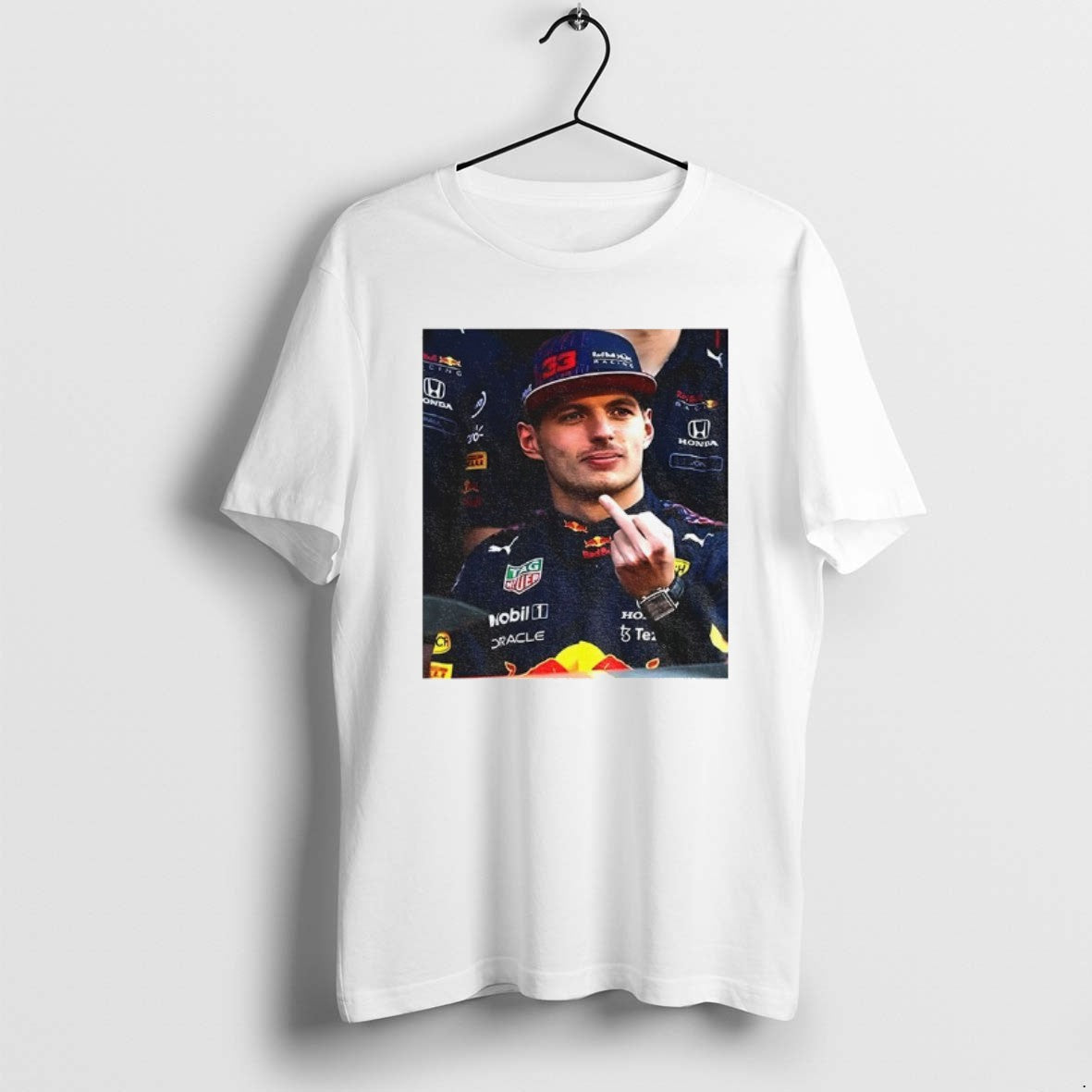 Official Max Verstappen Middle Finger Meme Formula 1 Racing Fans T-Shirts, Hoodie, Sweatshirt | PopFlextees.com
