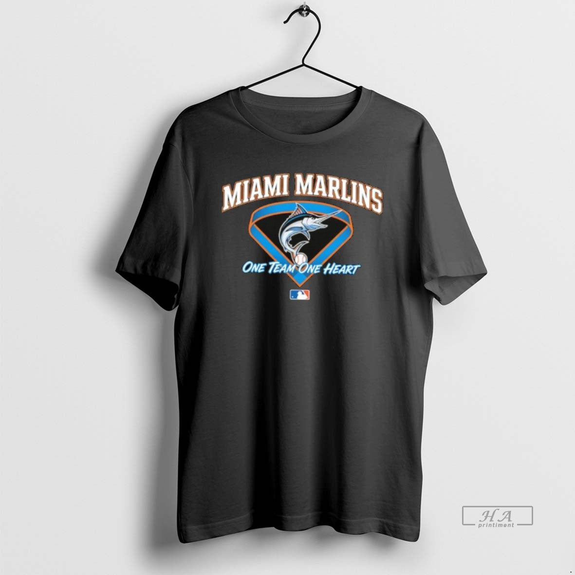 Official Miami Marlins One Team One Heart Mlb T-Shirts, Hoodie, Sweatshirt | PopFlextees.com