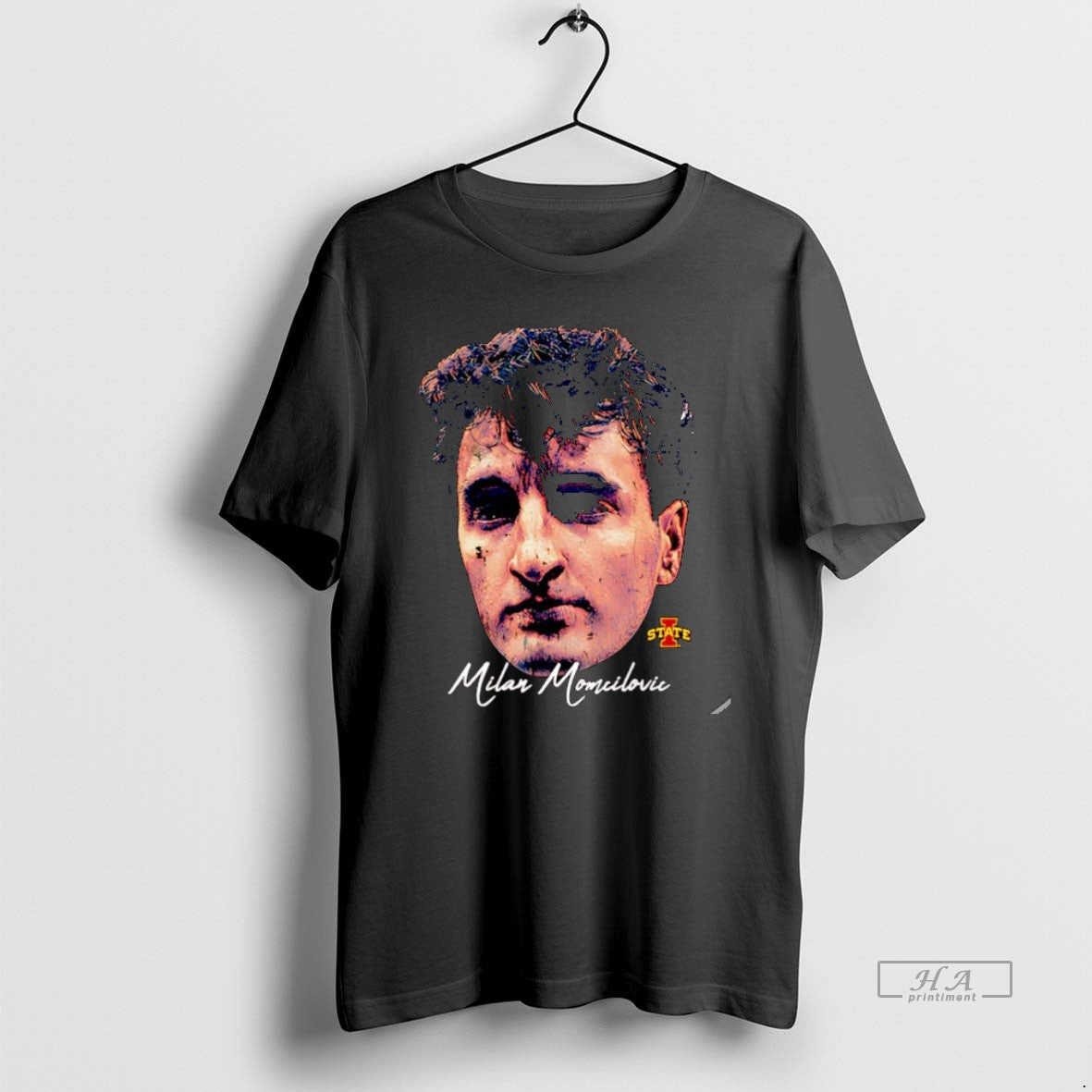 Official Milan Momcilovic Iowa State Basketball Game Face Christmas T-Shirts, Hoodie, Sweatshirt | PopFlextees.com