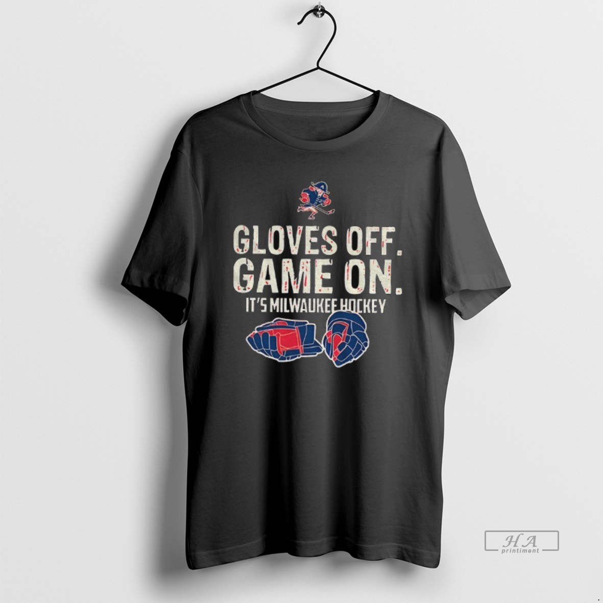 Official Milwaukee Admirals Hockey Gloves Off Game On Its Milwaukee Hockey T-Shirts, Hoodie, Sweatshirt | PopFlextees.com