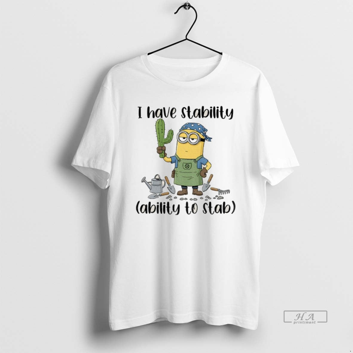 Official Minion I Have Stability Ability To Stab T-Shirts, Hoodie, Sweatshirt | PopFlextees.com