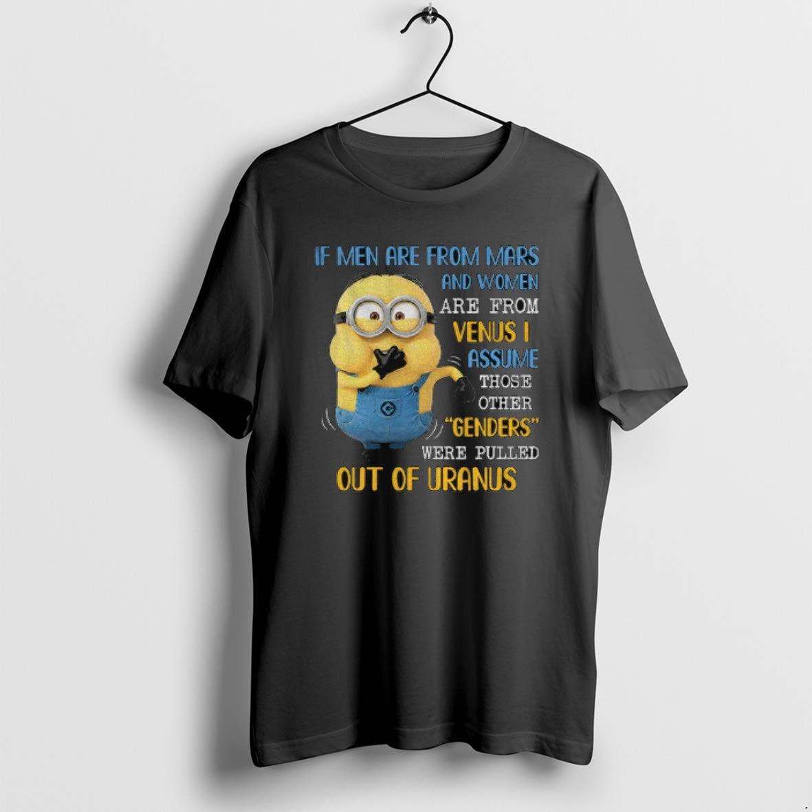 Official Minion If Men Are From Mars And Women Are From Venus I Assume Those T-Shirts, Hoodie, Sweatshirt | PopFlextees.com