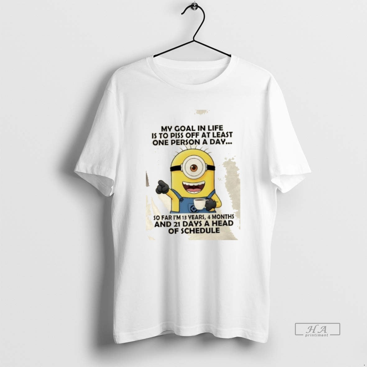 Official Minions My Goal In Life Is To Piss Off At Least One Person T-Shirts, Hoodie, Sweatshirt | PopFlextees.com