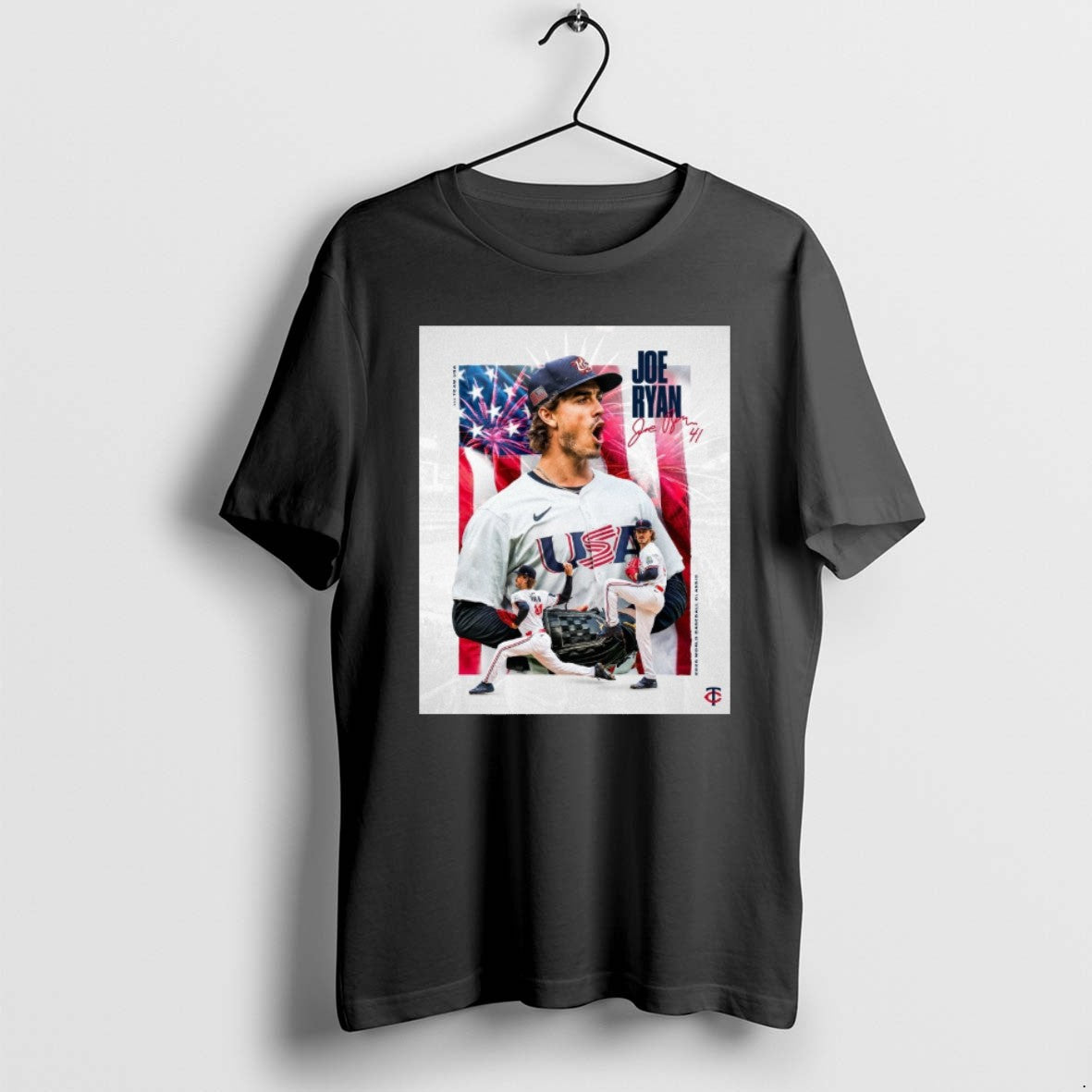 Official Minnesota Twins Joe Ryan 2026 World Baseball Classic Signature T-Shirts, Hoodie, Sweatshirt | PopFlextees.com