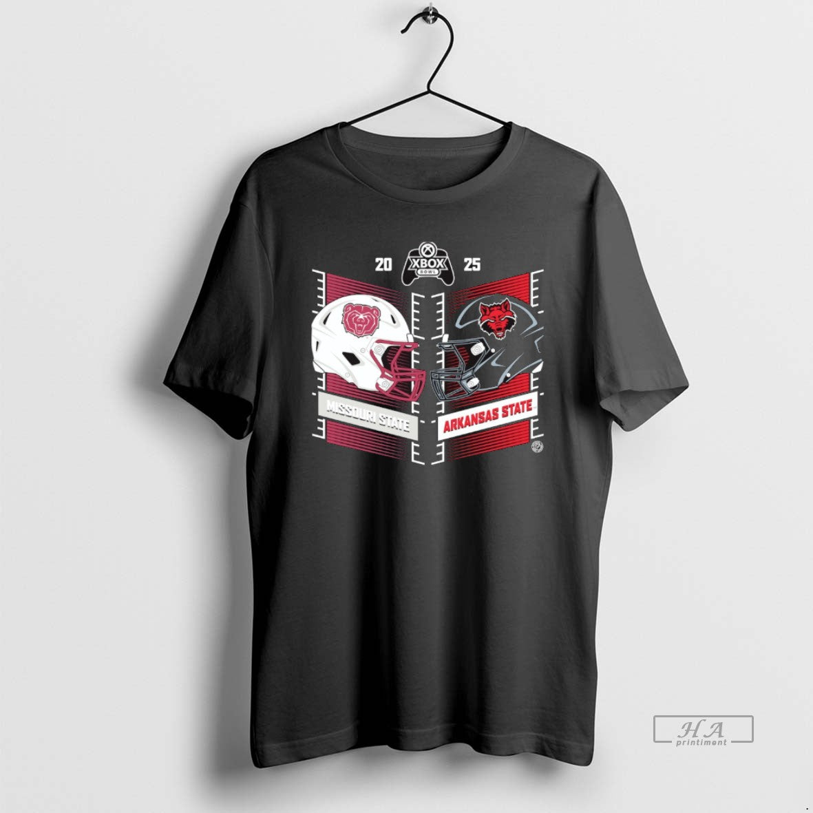 Official Missouri State Bears Vs Arkansas State Red Wolves December 18 2025 Xbox Bowl Helmets T-Shirts, Hoodie, Sweatshirt