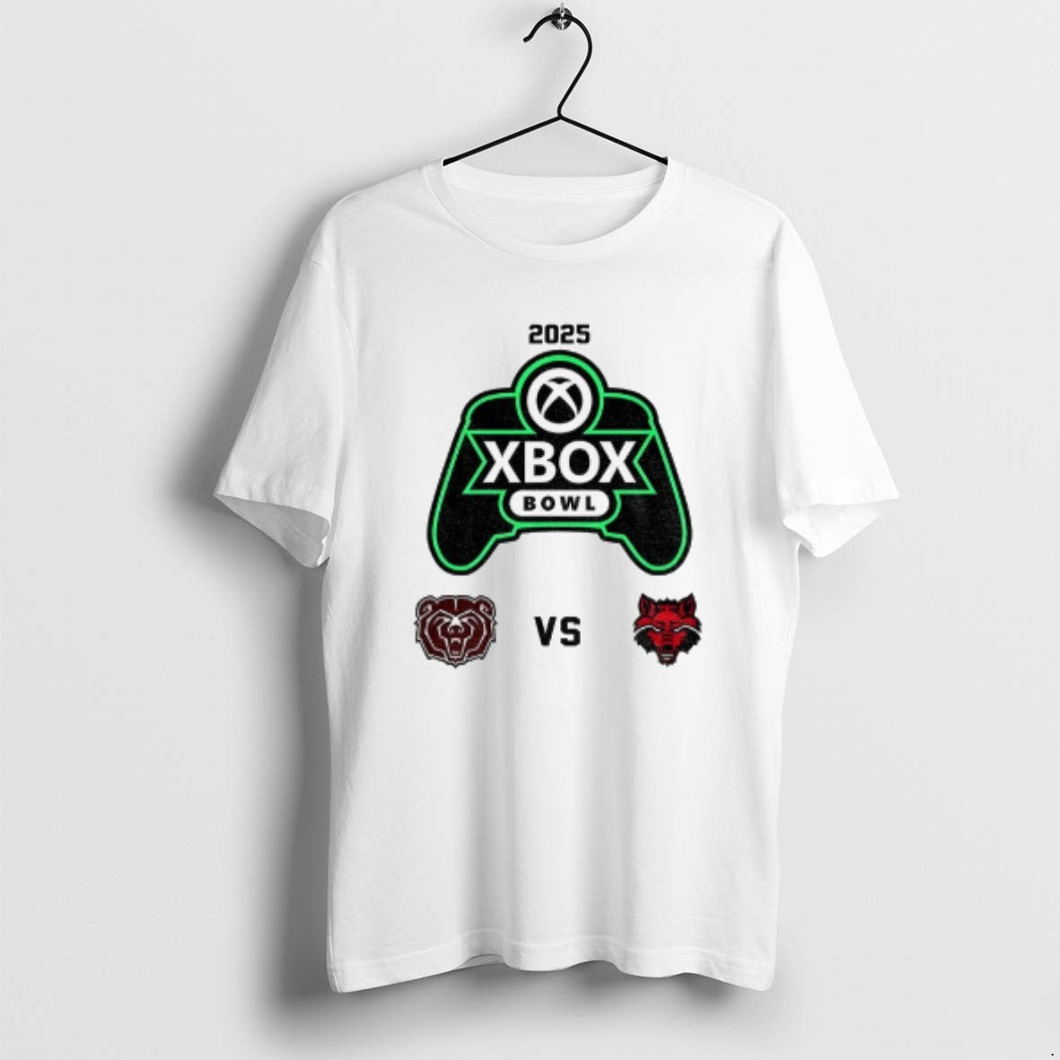 Official Missouri State Bears Vs Arkansas State Red Wolves 2025 Xbox Bowl Matchup T-Shirts, Hoodie, Sweatshirt