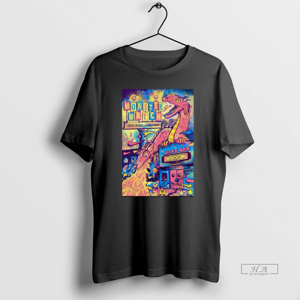 Official Monsterwatch December 21 2025 Alexs Bar In Long Beach Ca T-Shirts, Hoodie, Sweatshirt | PopFlextees.com