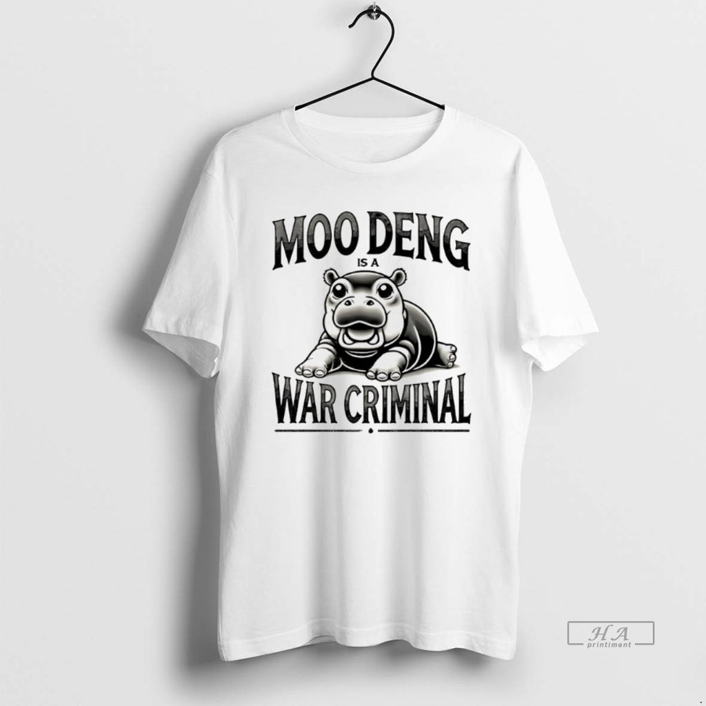 Official Moo Deng Is A War Criminal T-Shirts, Hoodie, Sweatshirt | PopFlextees.com