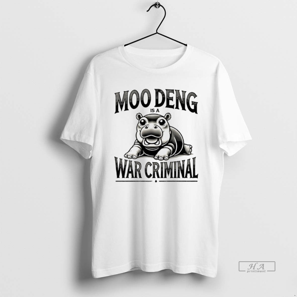Official Moo Deng Is A War Criminal T-Shirts, Hoodie, Sweatshirt | PopFlextees.com