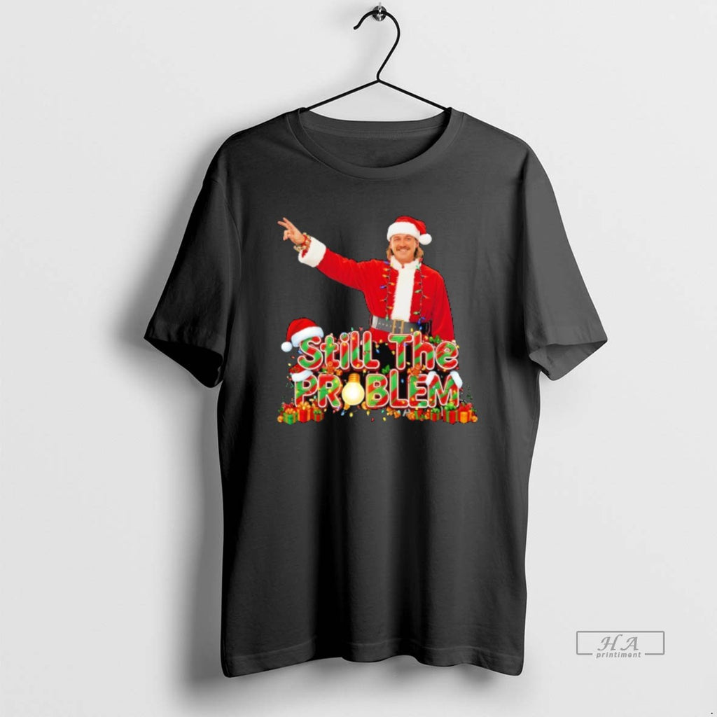 Official Morgan Wallen Wearing Santa Suit Still The Problem Merry Christmas T-Shirts, Hoodie, Sweatshirt | PopFlextees.com