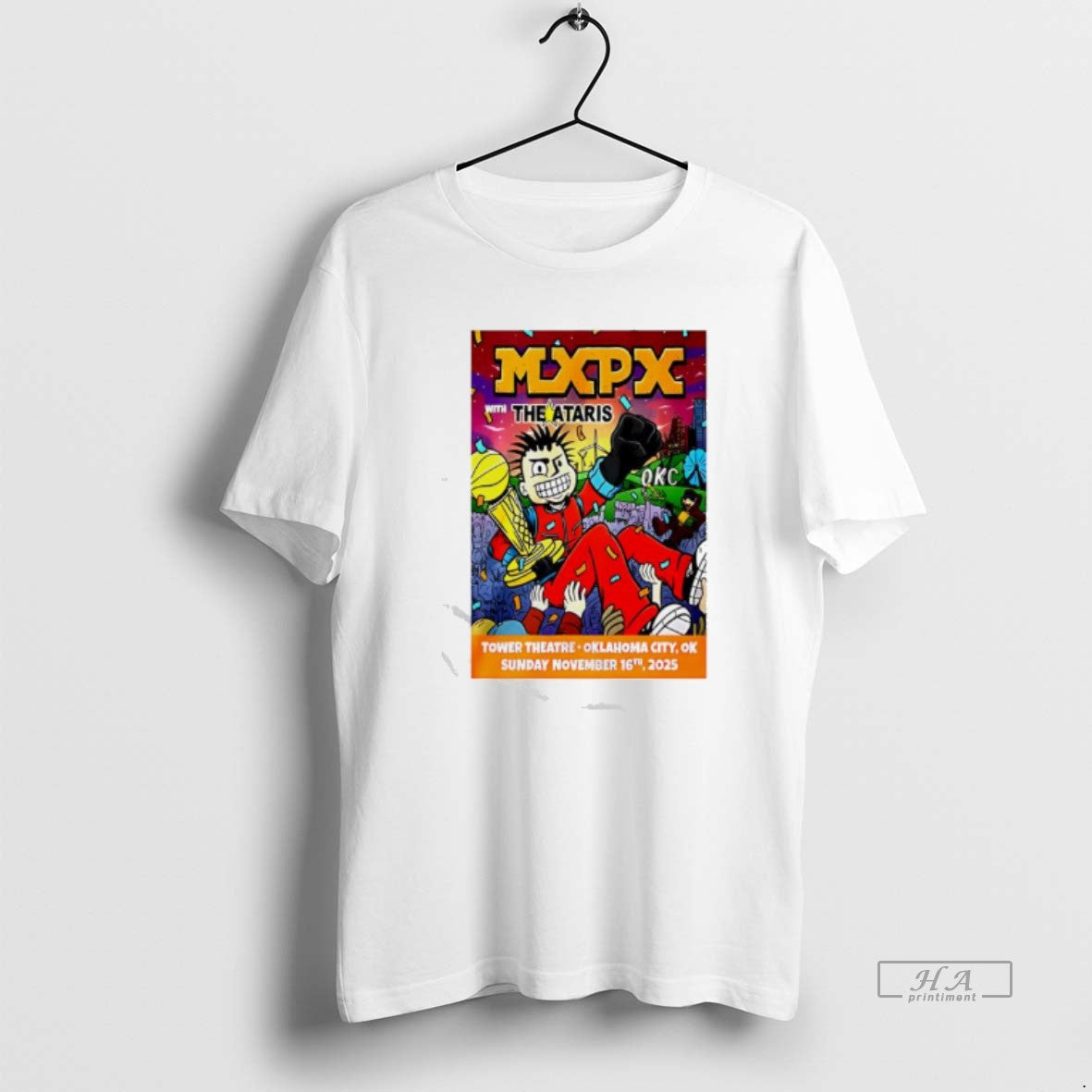 Official Mxpx Oklahoma City Ok November 16th 2025 T-Shirts, Hoodie, Sweatshirt | PopFlextees.com