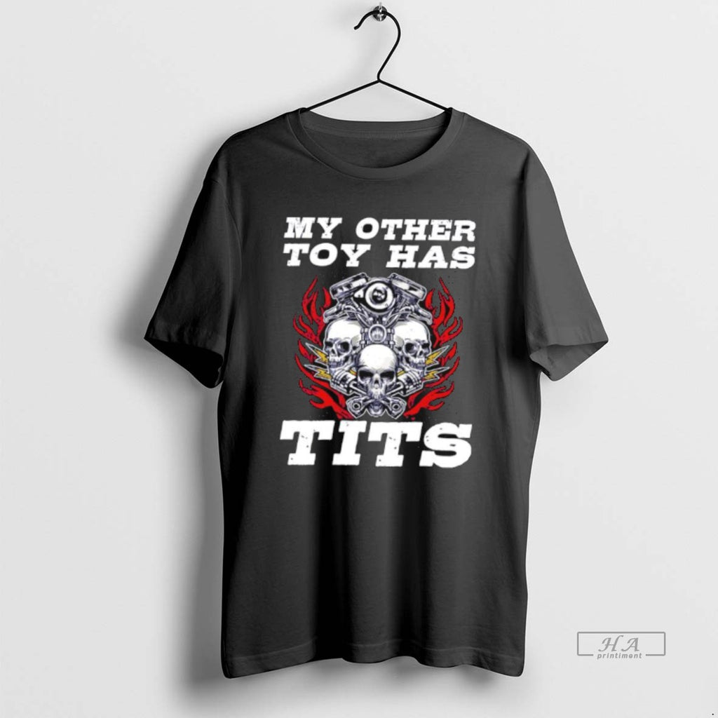 Official My Other %ce%a4%ce%bf%cf%85 Has Tits Skulls T-Shirts, Hoodie, Sweatshirt | PopFlextees.com