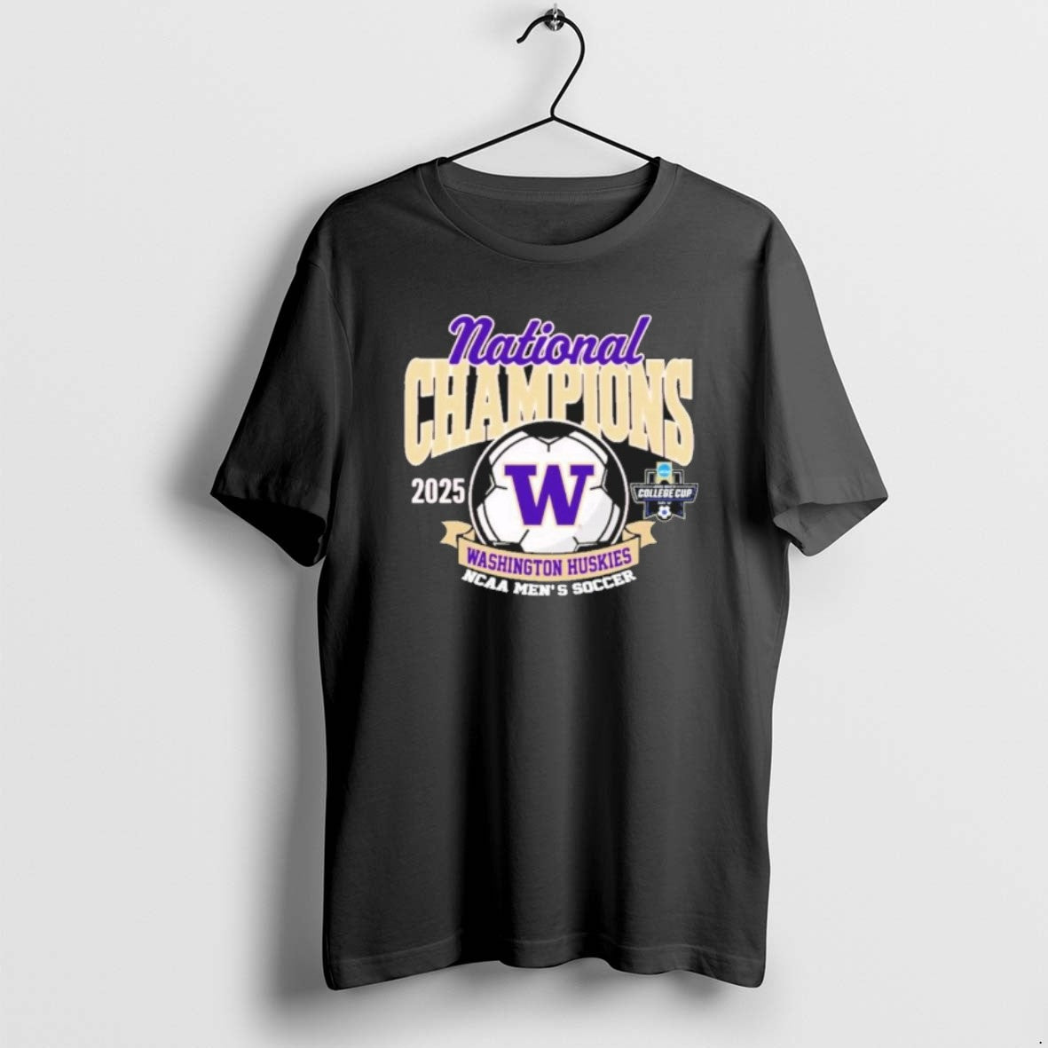 Official National Champions 2025 Mens College Cup Washington Huskies Soccer T-Shirts, Hoodie, Sweatshirt | PopFlextees.com