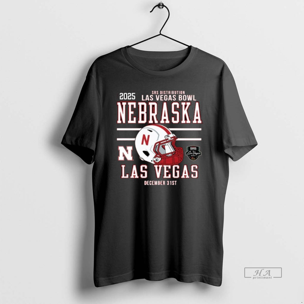Official Nebraska Huskers Football 2025 Las Vegas Bowl Bound Helmet T-Shirts, Hoodie, Sweatshirt | PopFlextees.com