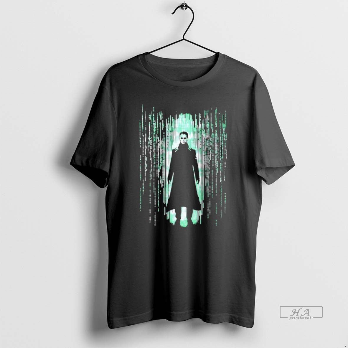 Official Neo The Matrix Coded Rain Shirtneo The Matrix Code Rain Retro T-Shirts, Hoodie, Sweatshirt | PopFlextees.com