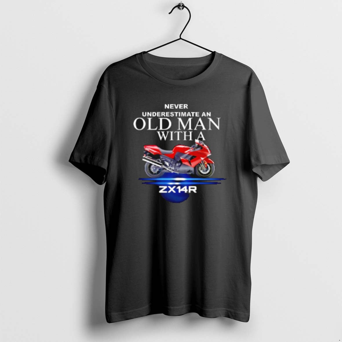 Official Never Underestimate An Old Man With A Zx 14r T-Shirts, Hoodie, Sweatshirt | PopFlextees.com