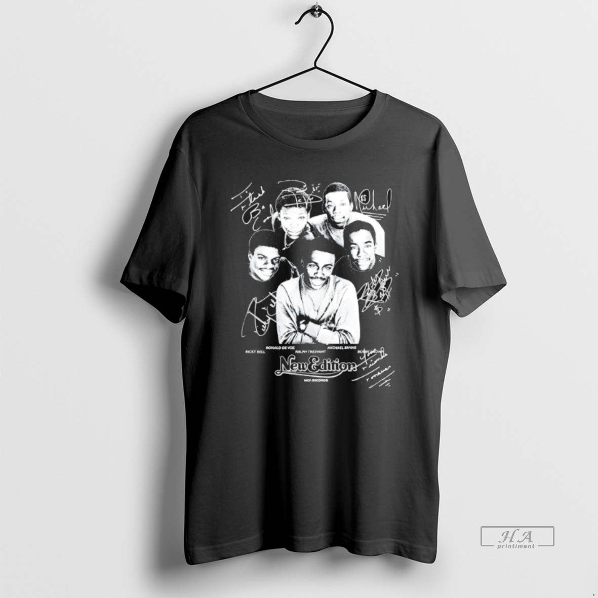 Official New Edition Mca Records Rb Hip Hop Signatures T-Shirts, Hoodie, Sweatshirt | PopFlextees.com