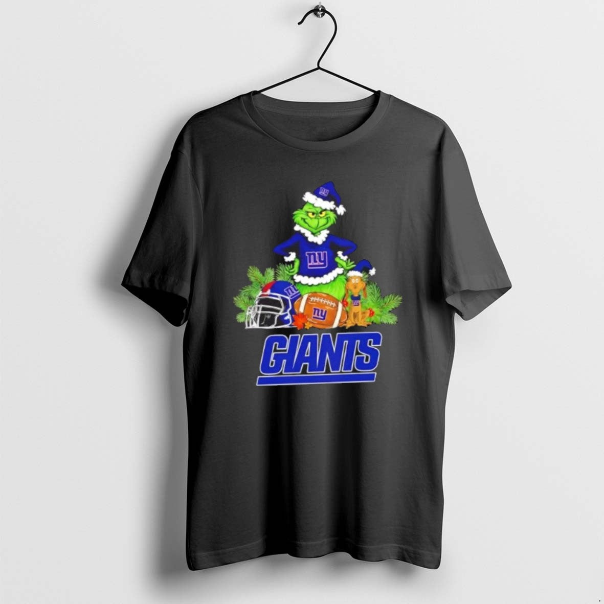 Official New York Giants Football X Grinch And Max Dog Merry Christmas T-Shirts, Hoodie, Sweatshirt | PopFlextees.com