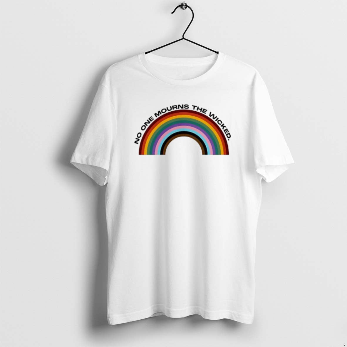 Official No One Mourns The Wicked Rainbow Vintage T-Shirts, Hoodie, Sweatshirt | PopFlextees.com