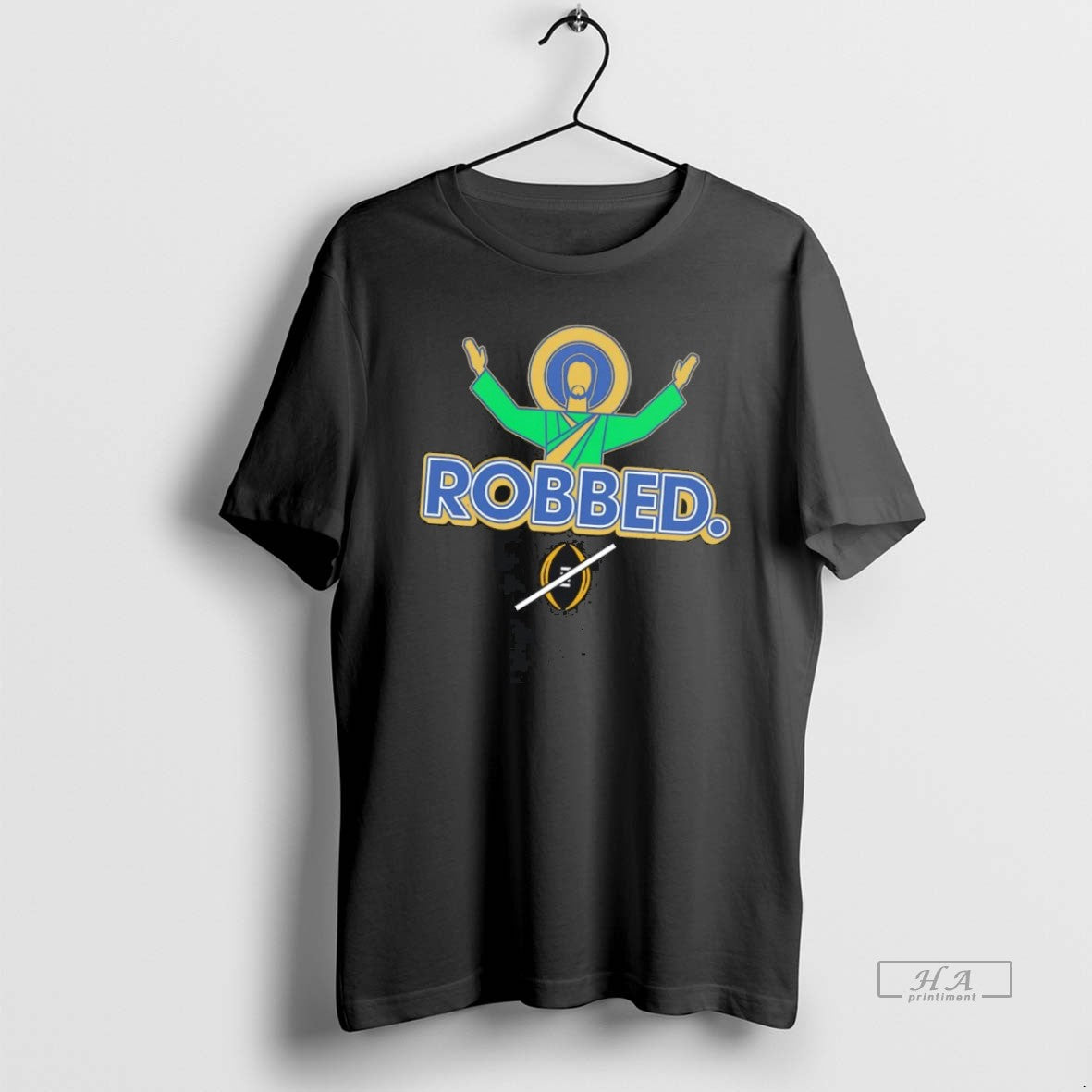 Official Notre Dame Fighting Irish Robbed College Football Playoff T-Shirts, Hoodie, Sweatshirt | PopFlextees.com