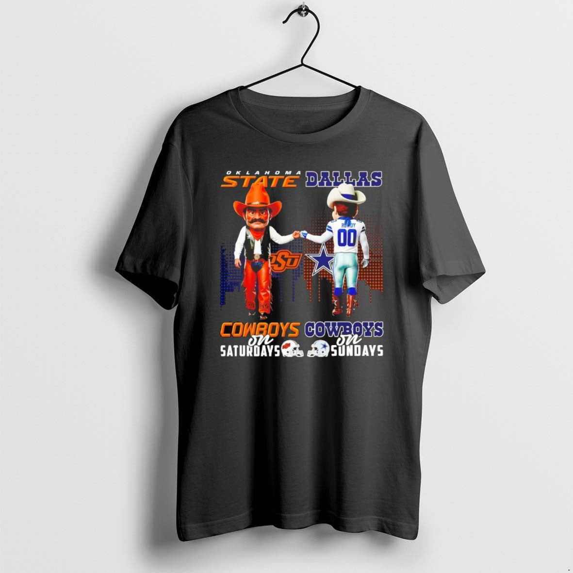 Official Osu Cowboys On Saturdays Dallas Cowboys On Sundays Mascot Chriast T-Shirts, Hoodie, Sweatshirt | PopFlextees.com