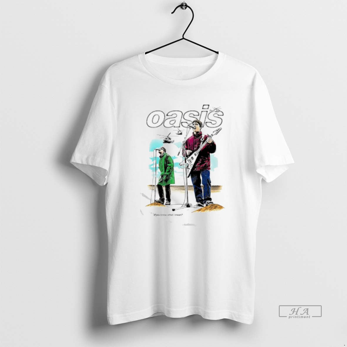 Official Oasis Dyou Know What I Mean Graphic T-Shirts, Hoodie, Sweatshirt | PopFlextees.com