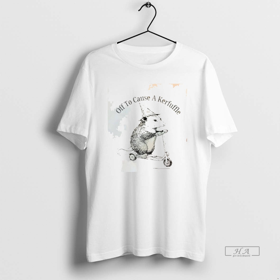 Official Off To Cause A Kerfuffle Rat Tee Hoodie, Sweatshirt | PopFlextees.com