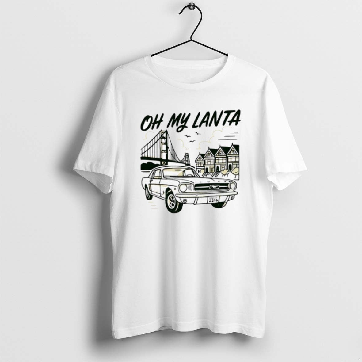 Official Oh My Lanta Car Graphic T-Shirts, Hoodie, Sweatshirt | PopFlextees.com