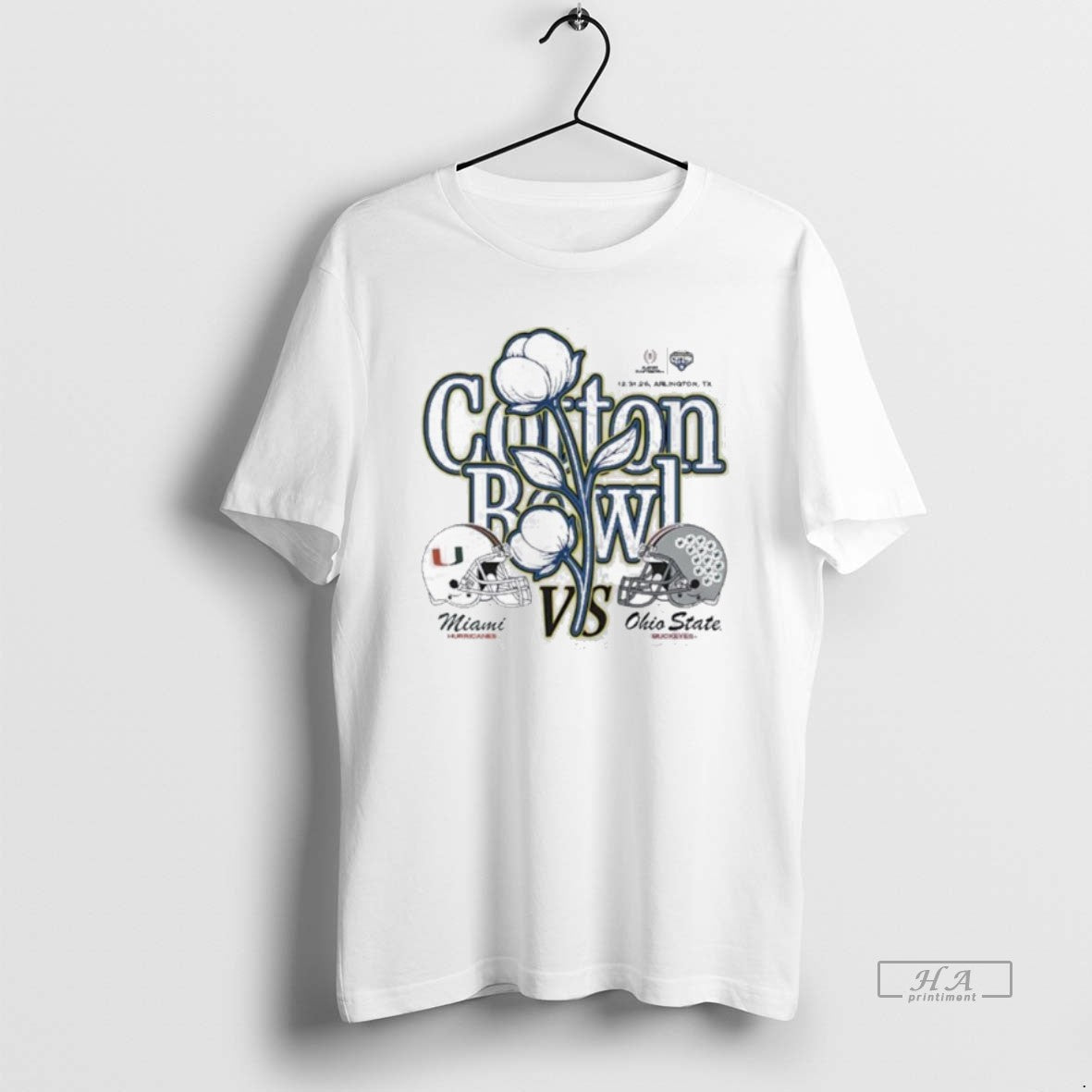 Official Ohio State Vs Miami 2025 Cotton Bowl Arlington Tx December 31 2025 Helmet T-Shirts, Hoodie, Sweatshirt
