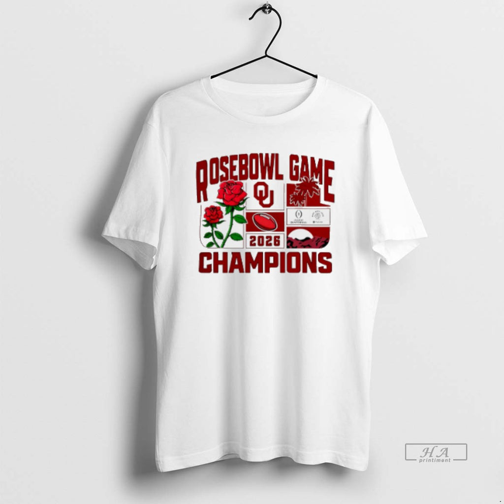 Official Oklahoma Football 2026 Rose Bowl Champions T-Shirts, Hoodie, Sweatshirt | PopFlextees.com