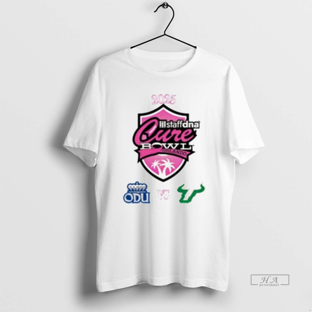 Official Old Dominion Monarchs Vs South Florida Bulls 2025 Staffdna Cure Bowl T-Shirts, Hoodie, Sweatshirt | PopFlextees.com