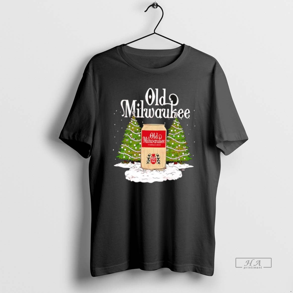 Official Old Milwaukee Trees Happy Holidays T-Shirts, Hoodie, Sweatshirt | PopFlextees.com