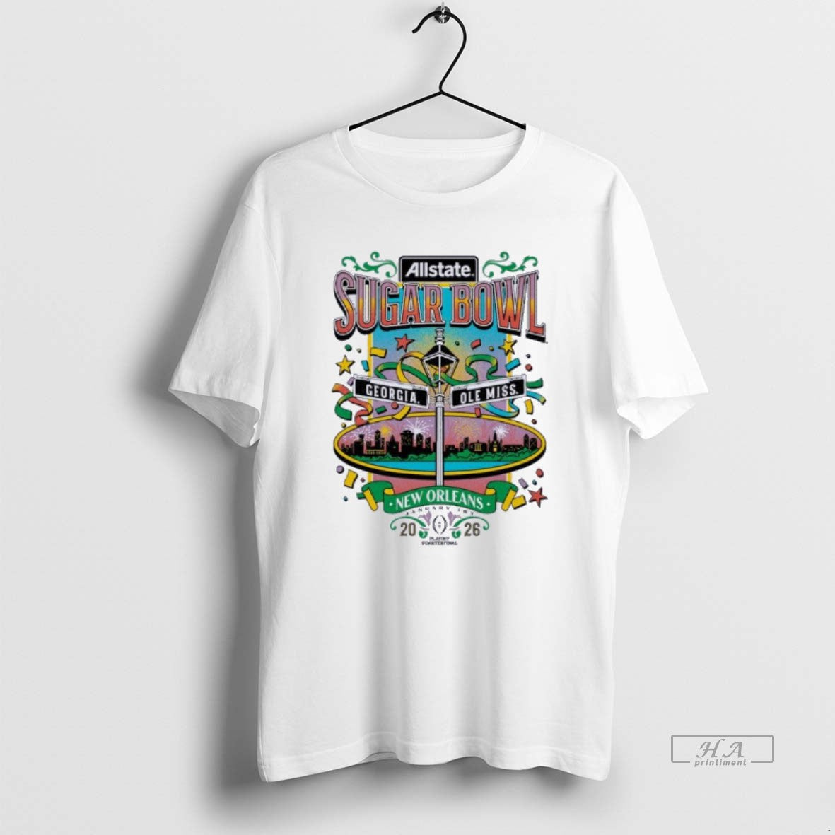 Official Ole Miss Vs Georgia 2026 Allstate Sugar Bowl Nola Adult T-Shirts, Hoodie, Sweatshirt | PopFlextees.com